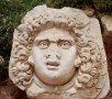<p>Leptis-Magna : forum sévèrien (tête de Méduse).</p>