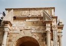 <p>Leptis Magna : arc de Septime Sévère.</p>