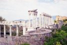 <p>Pergame : temple de Trajan.</p>