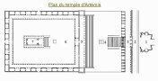<p>Jerash : plan du temple d'Artémis.</p>